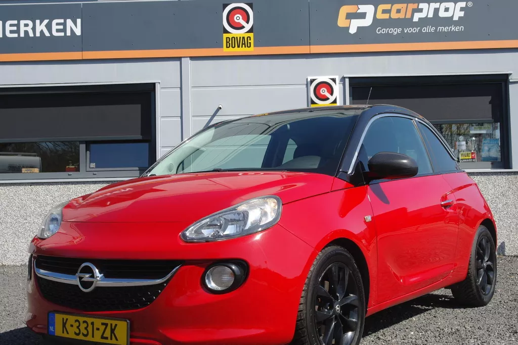 Opel ADAM 1.2 Slam Rood/Zwart Cruise , Airco ,